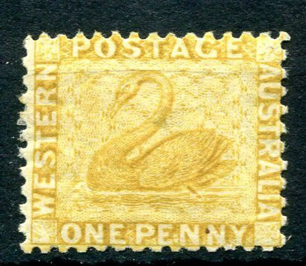 1883 1d yellow-ochre. MLH. SG 82, Cat. £110 Image 1++