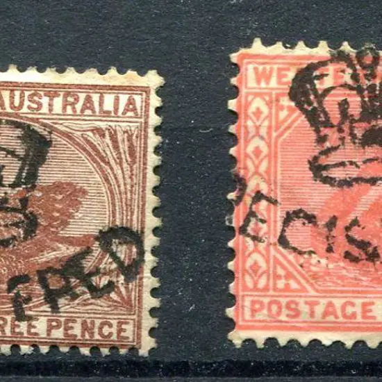 1895 3d red-brown, Crown/CA wmk, perf. 14 (SG 87) ...