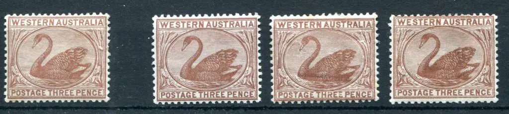 1882/95 3d pale-brown MUH (tone spot) (SG 86) plus ... Image 1++