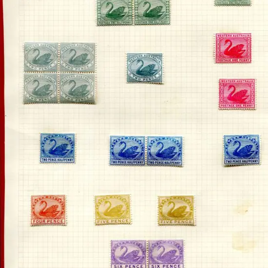 1885/93 CR/CA wmk, perf 14 range with ½d ...