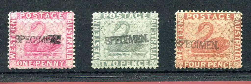 1888 1d to 4d ovptd "SPECIMEN". 1d MNG, 2d MH, ... Image 1++
