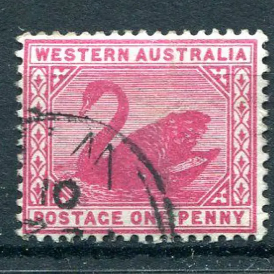 1898 1d carmine with inverted wmk. Fine used. SG ...