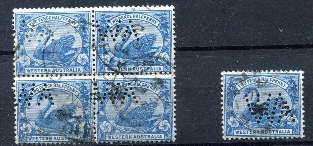 1901 2½d blue, W Crown A wmk, perf. 14, perfined ... Image 1++