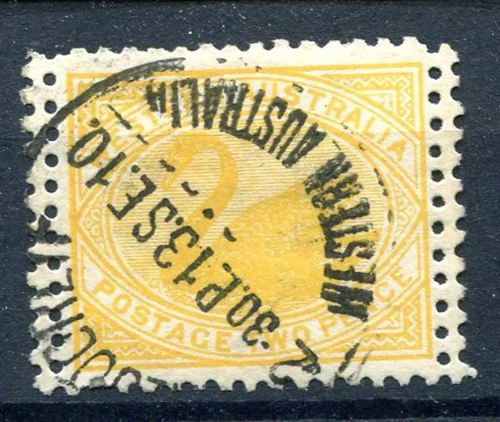 1903 2d yellow, perf. 12½ with an extra row of ... Image 1++