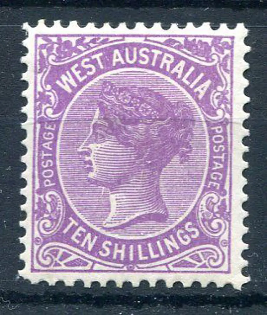 1902 10/- deep mauve. MLH & well centred with ... Image 1++