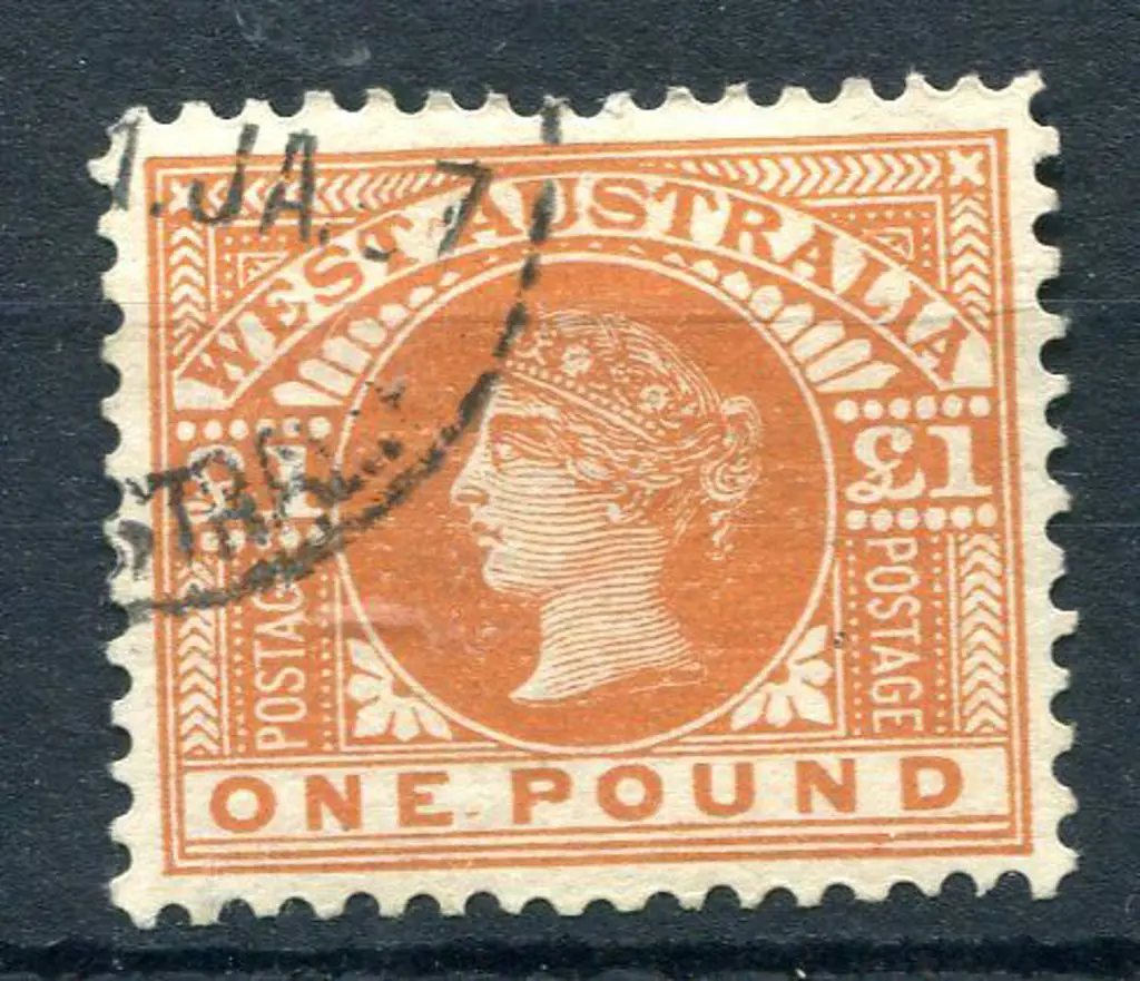 1902 £1 orange-brown. Fine used & well centred. SG ... Image 1++