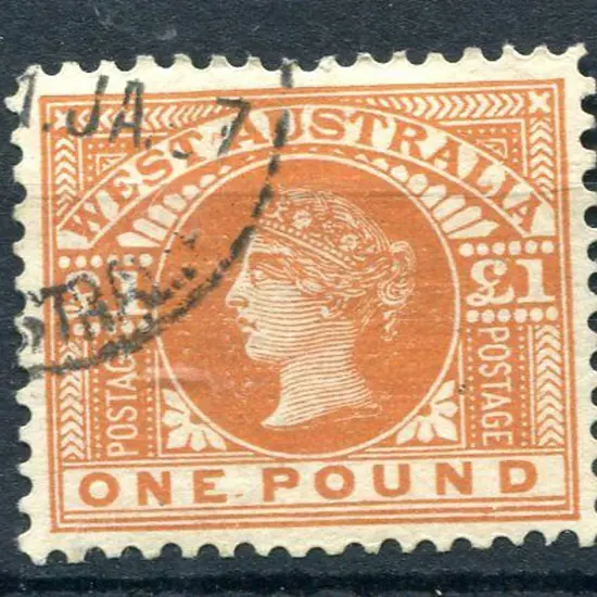 1902 £1 orange-brown. Fine used & well centred. SG ...