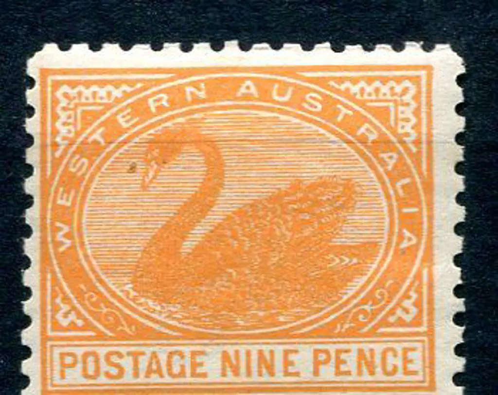 1902 9d yellow-orange. Fresh MVLH with small, ... Image 1++