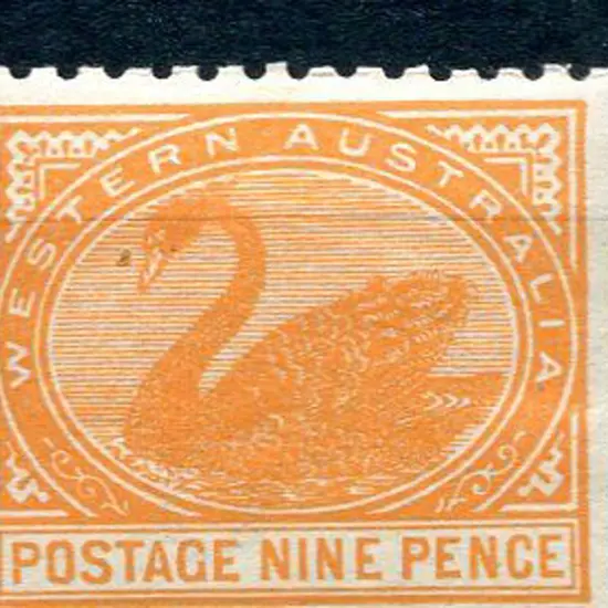 1902 9d yellow-orange. Fresh MVLH with small, ...
