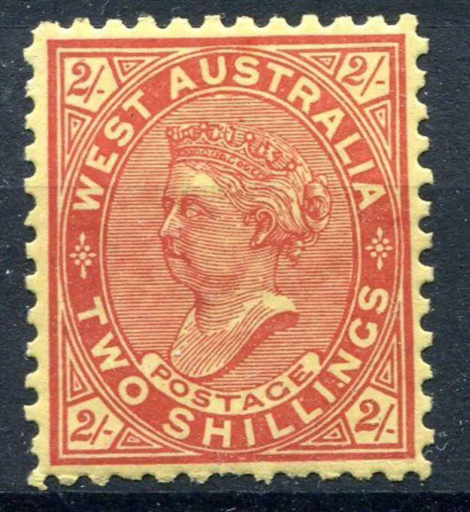 1902 2/- bright red/yellow, V/Crown wmk, perf. 11. ... Image 1++