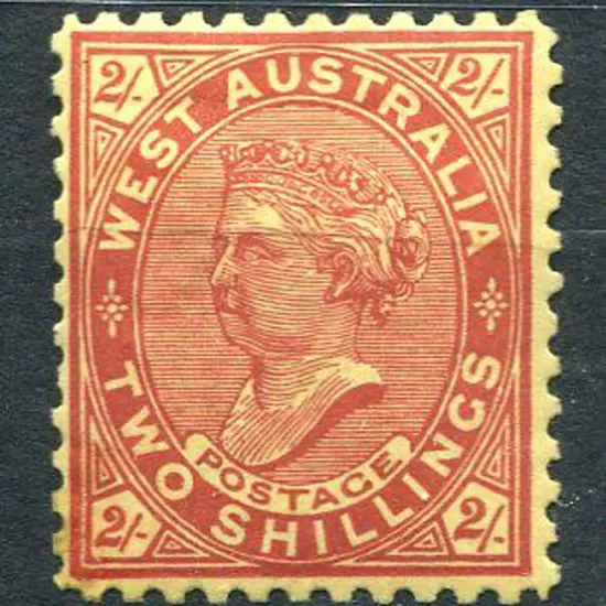 1902 2/- bright red/yellow. MLH with strong ...