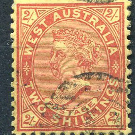1902 2/- bright red/yellow. Fine used & well ...
