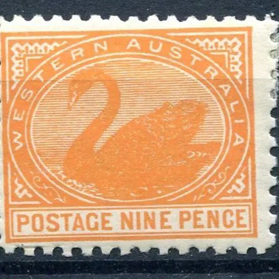 1903 9d yellow-orange, perf .11. MH with hinge ...