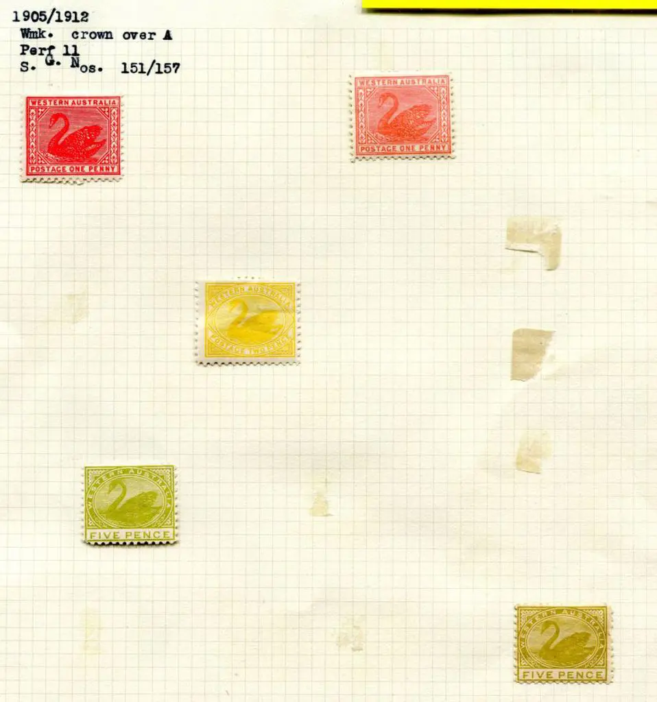 1905/12 1d rose-pink (SG 151), 1d carmine-red (SG ... Image 1++