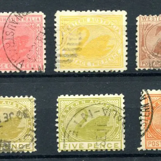 1905/12 1d rose-pink x 2 (SG 151 & 151b upright ...