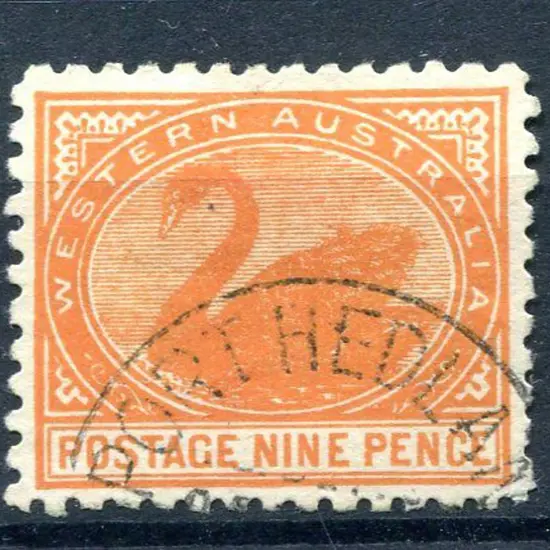 1905 9d red-orange, perf. 11. Superb fine used & ...