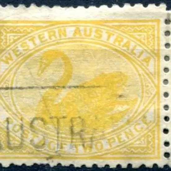 1905 2d yellow perf 12½x12 & 11. Right margin ...