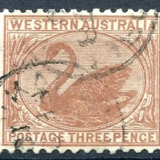 1906 3d brown, Crown over double-lined A wmk, ...