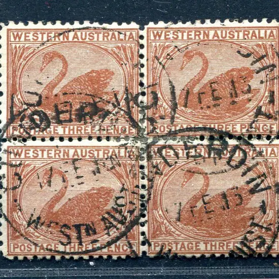 1912 3d brown on thin ready gummed paper used ...