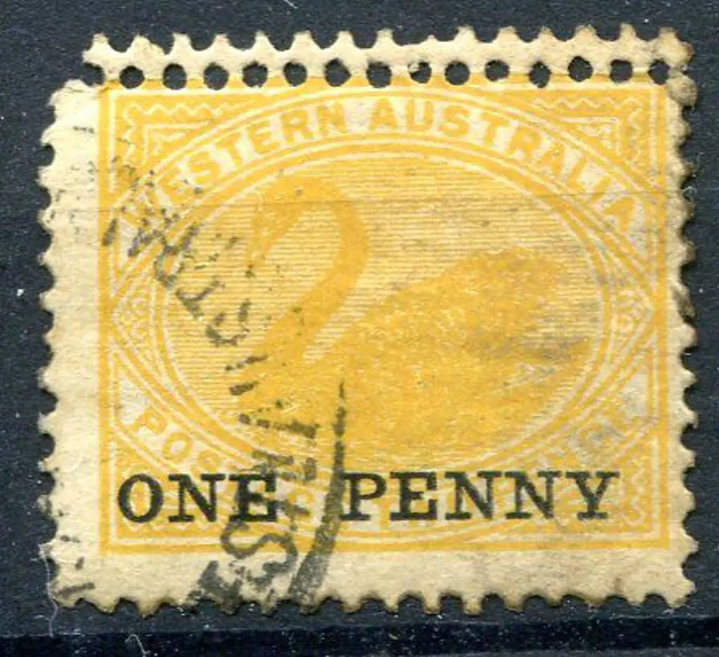 1912 "ONE PENNY" surcharge in black ink on 2d ... Image 1++