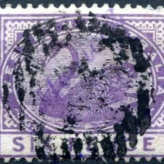 1899 6d violet, CR/CA wmk perf. 14 with "Medical" ...