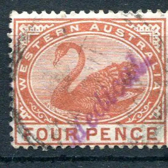 1899 4d chestnut with "Medical" h/s in violet. ...