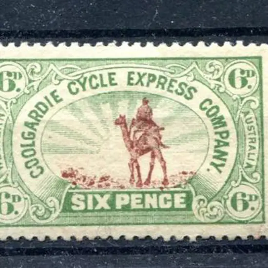1893 1/- & 2/6d Coolgardie Cycle Express MH with ...