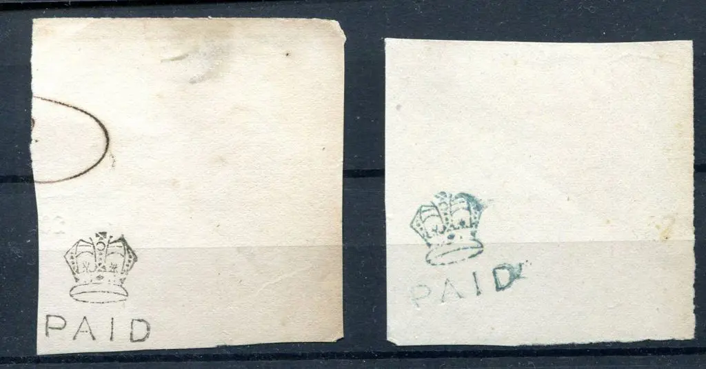 Crown "PAID" Official in black & a second in blue ... Image 1++