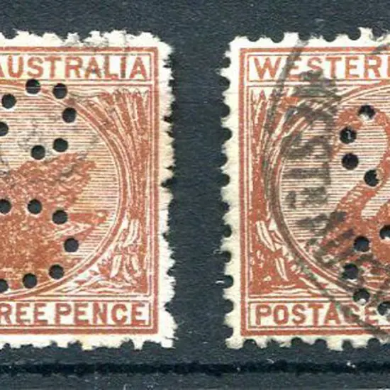 1912 3d dull orange-brown, wmk sideways (ACSC ...