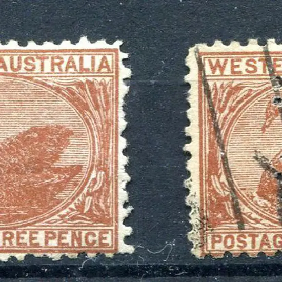1912 3d brown on thin ready gummed paper. MH with ...