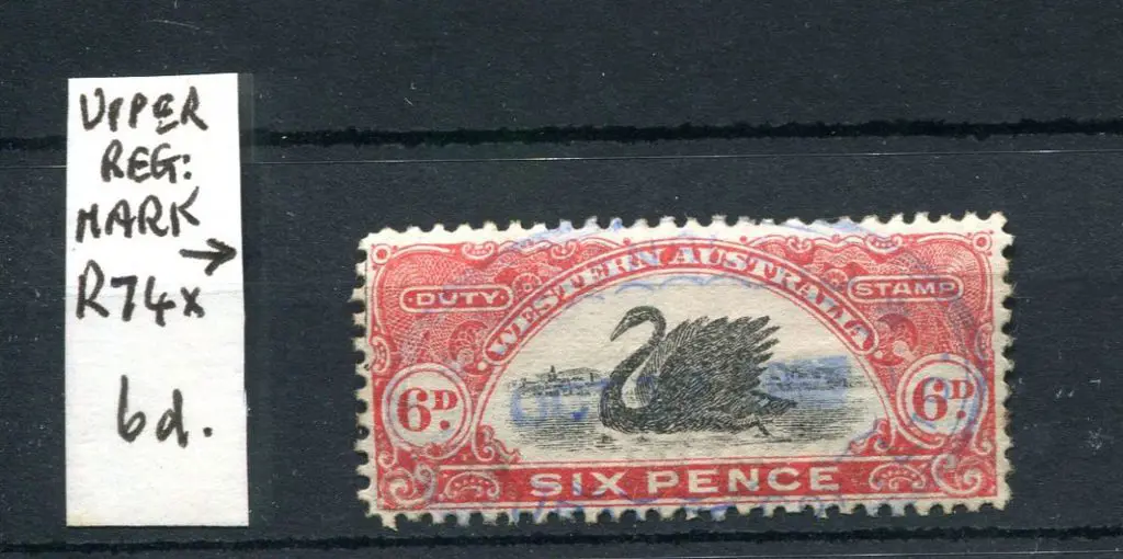 1906/09 6d red with upper left register mark, F/U. ... Image 1++