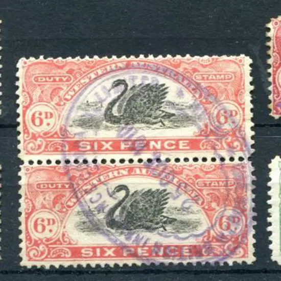 1909 Printing on new paper with Large Crown ...