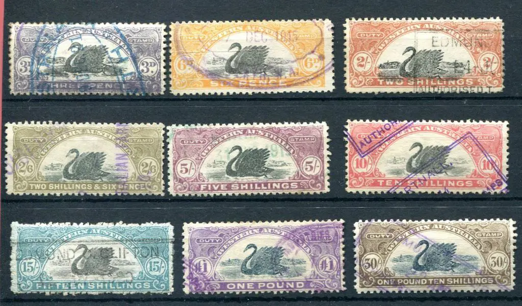 1911-13 "Duty Stamp" Design on New Paper With ... Image 1++
