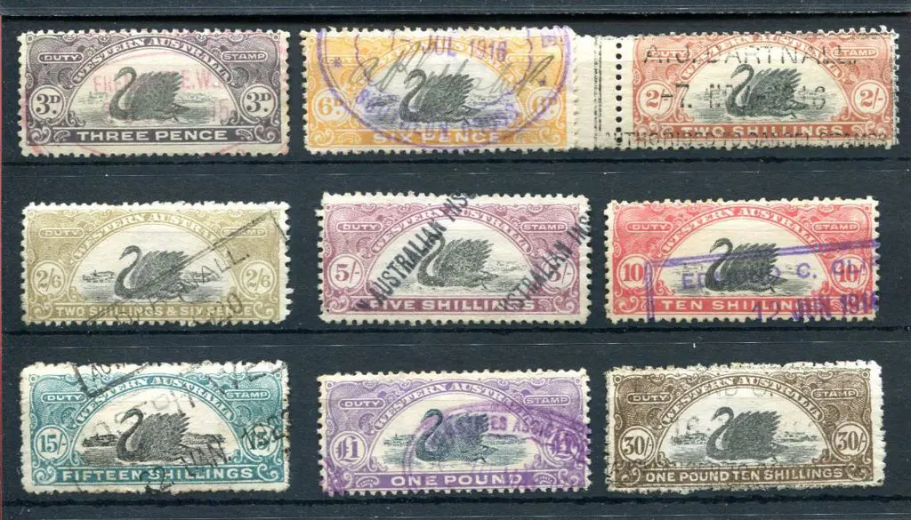1911/13 3d to 30/- as above in fine to good used ... Image 1++