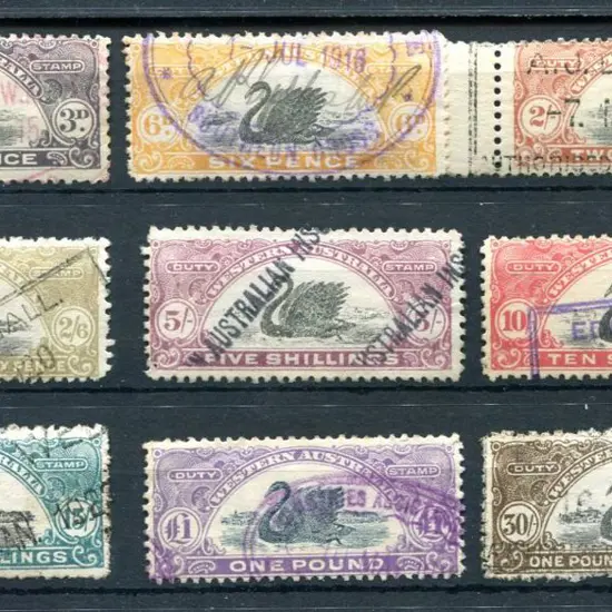 1911/13 3d to 30/- as above in fine to good used ...