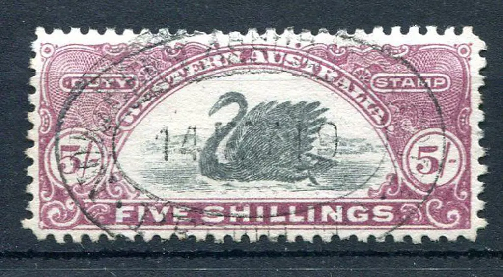 1911/13 5/- brown-purple with inverted wmk. Superb ... Image 1++