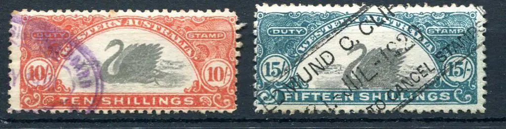 1911/13 10/- & 15/- as above but both very good ... Image 1++