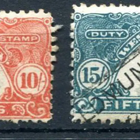 1911/13 10/- & 15/- as above but both very good ...