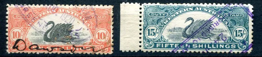 1911/13 10/- & 15/- as above. Both fine used, ... Image 1++