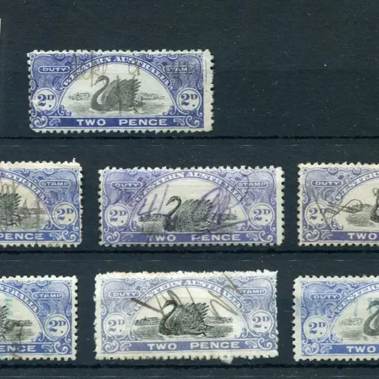 1914 "Duty Stamp" Design New 2d Denomination Perf ...