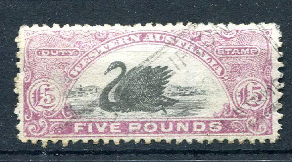 1917/22 £5 reddish-purple with inverted wmk. Fine ... Image 1++