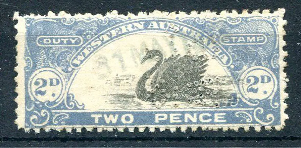 1920/23 2d blue with vignette significantly ... Image 1++