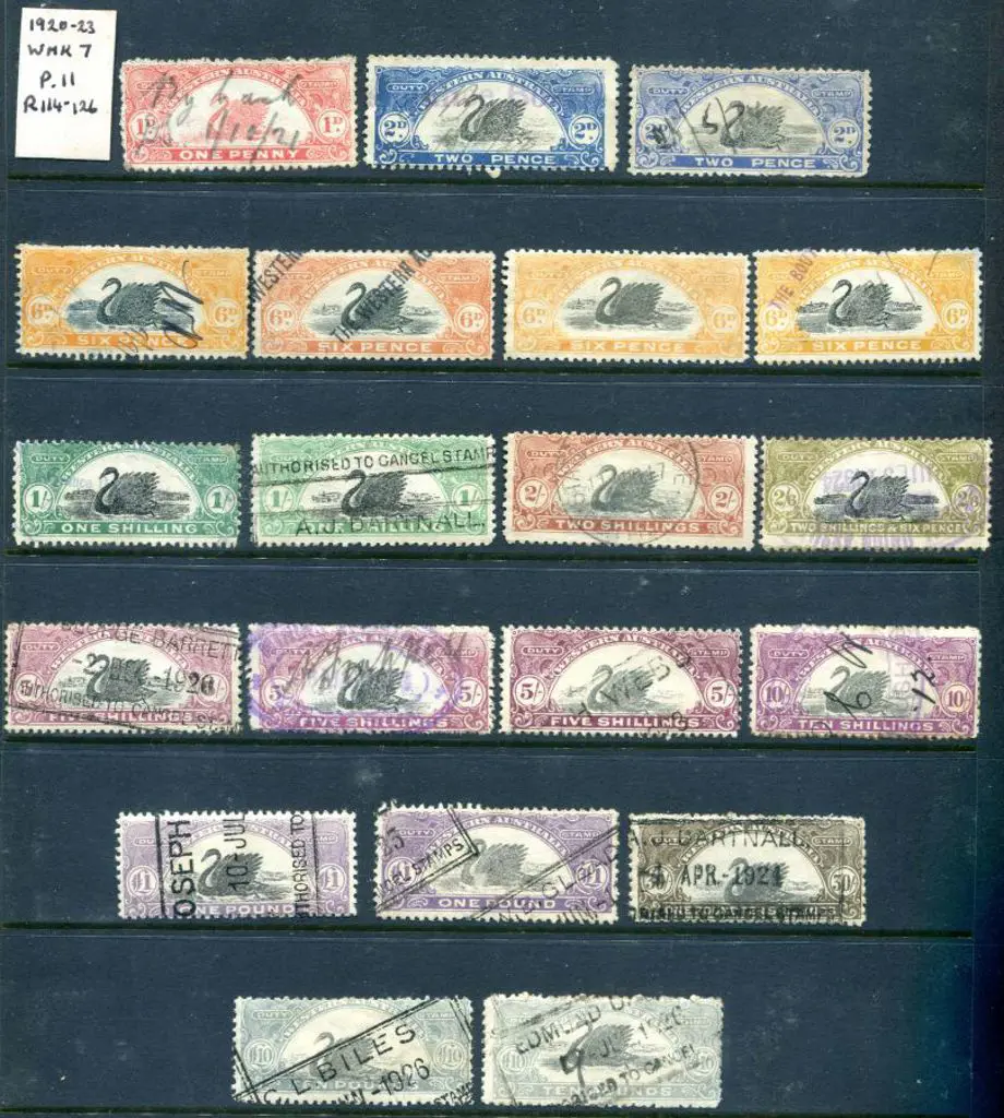 1920/23 balance of consignment incl 1d, 2d x 2, 6d ... Image 1++