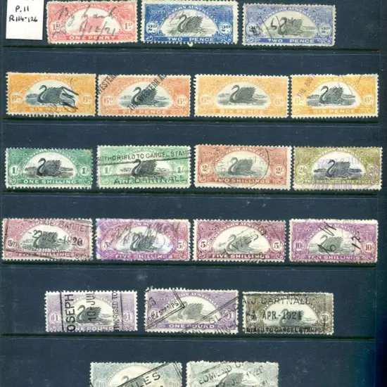 1920/23 balance of consignment incl 1d, 2d x 2, 6d ...