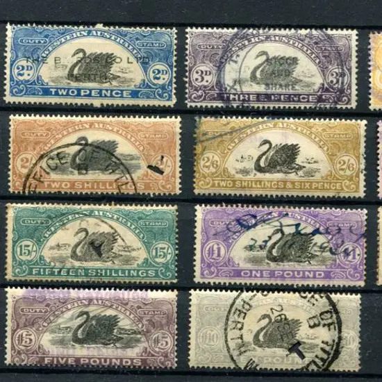 1922/30 1d red to £10 grey set of 14, the latter ...