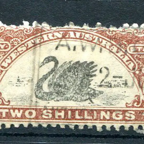 1923/25 2/- chestnut, perf 11. Fine used with ...