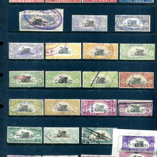 1923/25 1d to £5 complete set with extra shades of ...