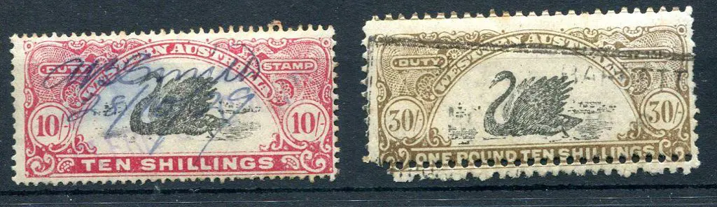 1927 10/- bright carmine, perf. 14½x13½ (centred ... Image 1++