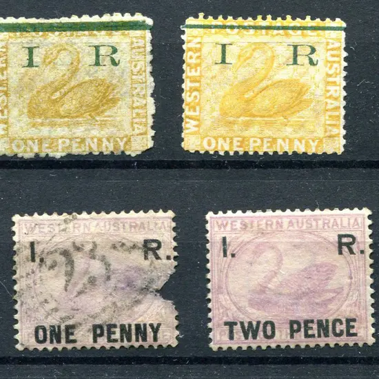 1891 1d yellow-ochre, perf. 12½, wmk CR/CC with ...