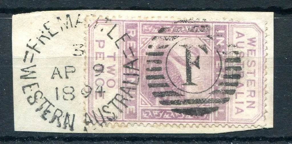 1893 2d Internal Revenue Fine used on piece with a ... Image 1++